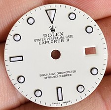 Rolex White Polar Dial For Model Explorer 2 Ref 16550 16570 Luminova