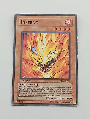 Yu-Gi-Oh Einzelkarte Inferno bespielt