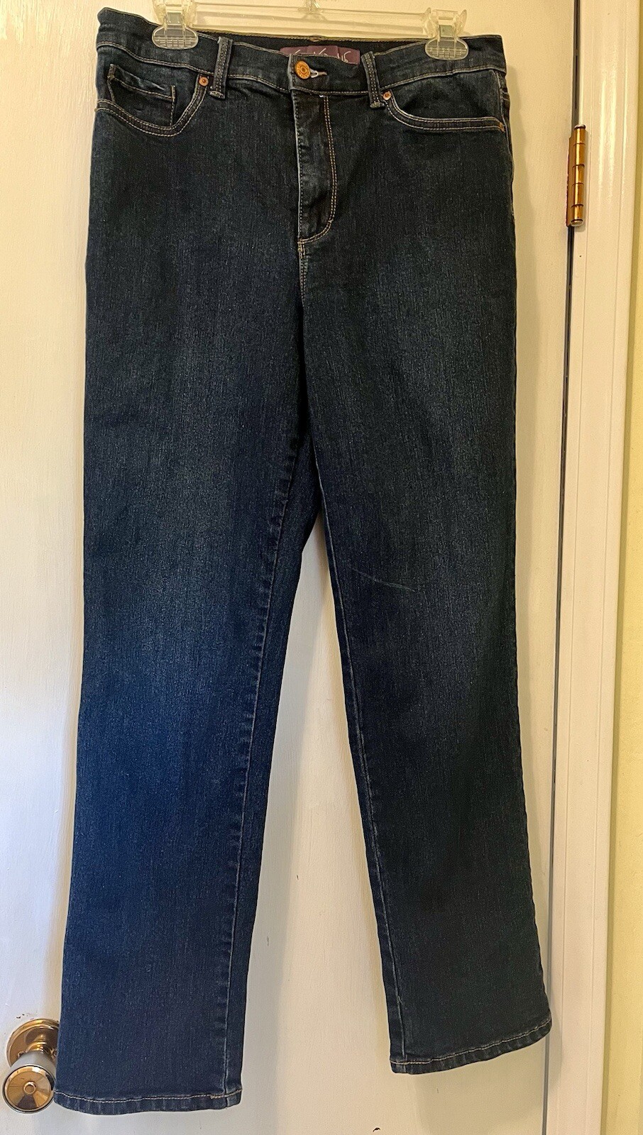 Gloria Vanderbilt Amanda Mom Jeans Size 10 Straight Leg High Rise 32x29-image