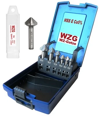 Profi HSS E Co5% Kegelsenker Senker 90°Grad Cobald Entgrater WZG 6,3 bis 31,0mm