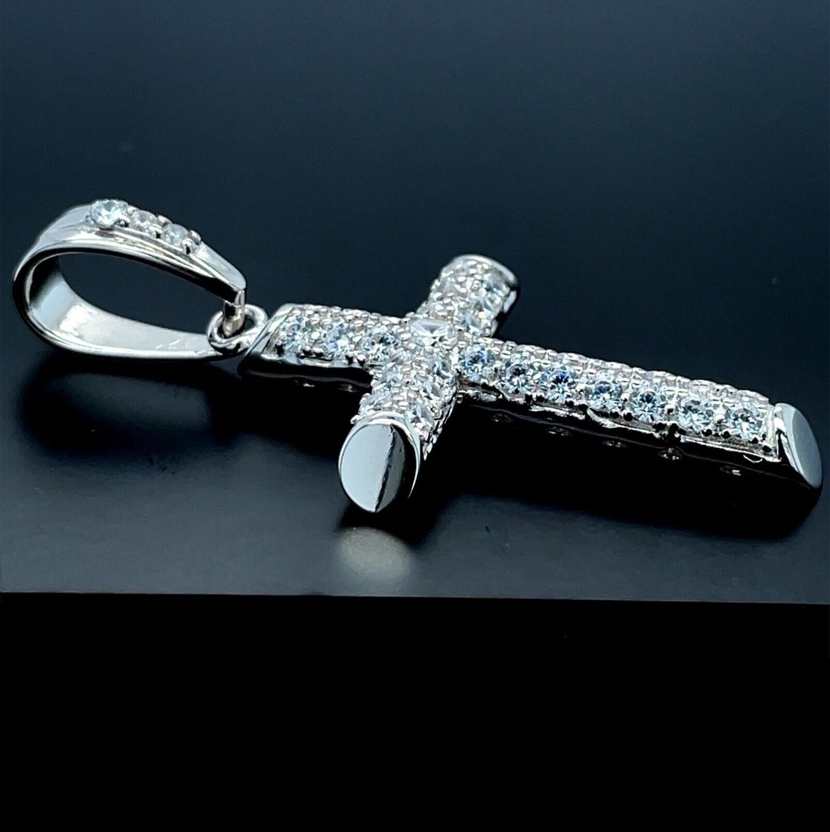 cvtvlist CROSS BANGLE 調整可能　定価60500円 Sterling Silver Sideways CZ Cross Bracelet – Sterling Forever