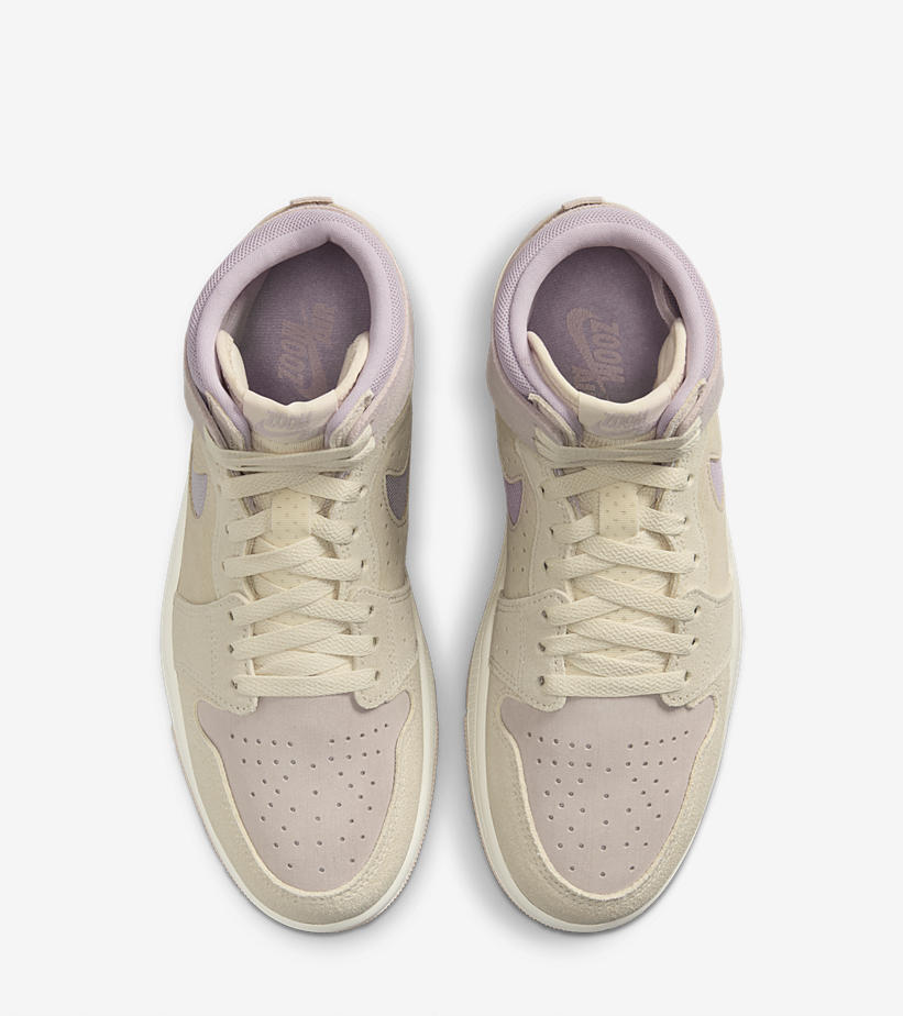 Nike Air Jordan 1 ベージュ/パープル　DV1305-100 DV1305-100 Nike Air Jordan 1 Zoom CMFT 2 Particle Beige Plum