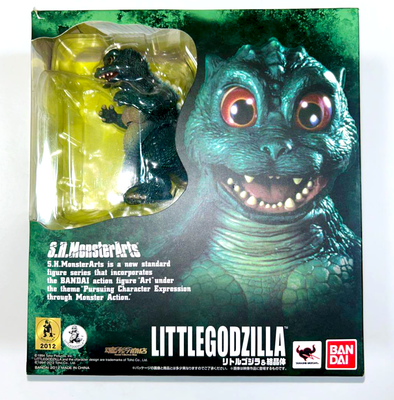 S.H.MonsterArts Little Godzilla and Crystal Action Figure Bandai 