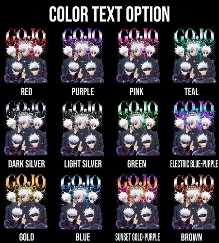 Gojo Satoru Jujutsu Kaisen Shirt, Anime Shirt, Gojo Badass Shirt, Geschenk für Otaku - Bild 2 von 4