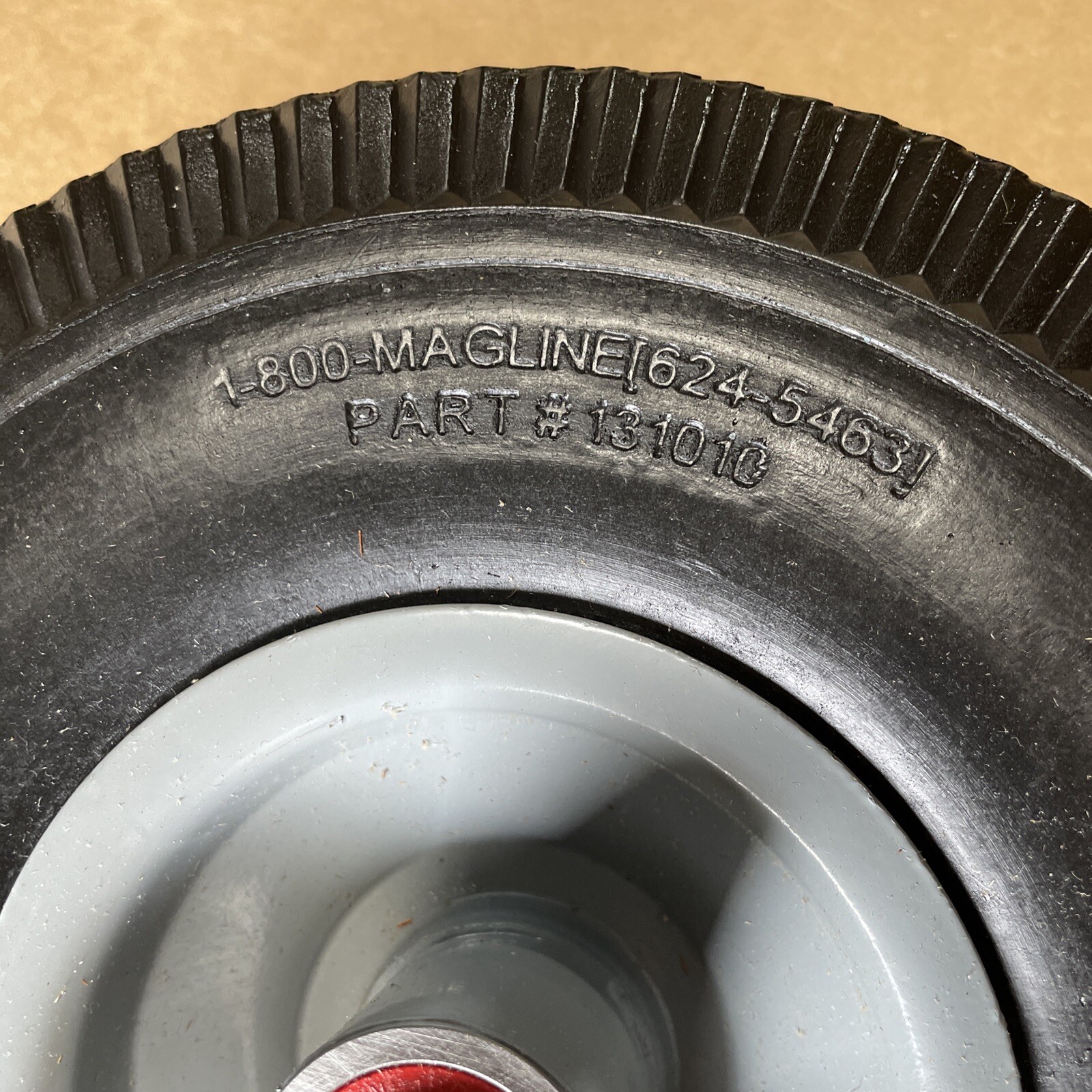 (2) Magliner 131010 Tire Microcellular FlatFree Hand Truck Wheel 10