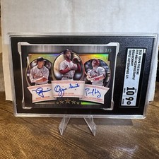 2022 Topps Five Star 3/5 McGwire/ Smith/ Goldschmidt SGC 9 