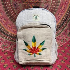 Plecak z konopi i bawełny, idealny na co dzień, szkołę, sport, uniwersytet ....