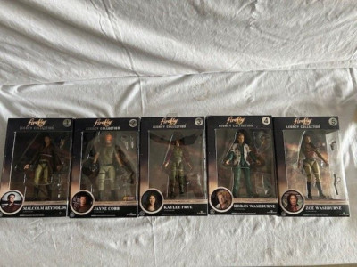 Firefly Legacy Collection #1, 2, 3, 4, 5  Action Figures and autographed print