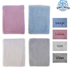 PERSONALISED BABY WAFFLE BLANKET SUPER SOFT NEWBORN CHRISTENING BABY SHOWER GIFT