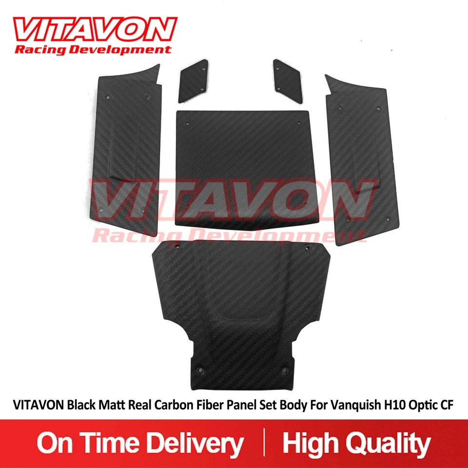 Vitavon Real Carbon Fiber Panel Set Body For Vanquish H10 Optic CF - Image 3 of 4