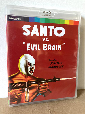 SANTO VS. EVIL BRAIN (Region-Free Blu-Ray) Indicator - New Restoration - NEW!