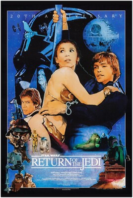Return of the Jedi Episode Star Wars Movie Poster 20th