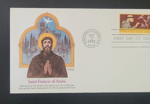 US FDC # 2023 Saint Francis Of Assasi 1982. - Picture 3 of 6