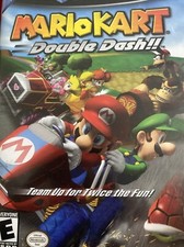 Mario Kart Double Dash Nintendo GameCube Original Case Only Black Label