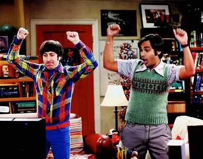 Howard Wolowitz Raj Koothrappali Celebrate The Big Bang Theory