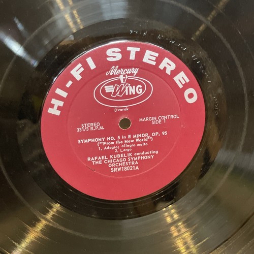 Dvořák "New World" Symphony (Vinyl, 1963) Wing SRW 18021 VG LP Record Album - Picture 6 of 8
