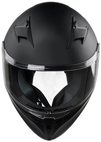 NUEVO CON ETIQUETAS GDM VENOM Casco de Motocicleta Cara Completa Negro Mate DOT Lente Plateada - Imagen 4 de 8