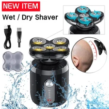Electric Hair Remover Shavers Bald Head Razor Smooth Skull Cord Cordless Wet Dry