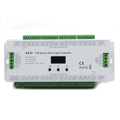 ES32 LED Stair Light Controller Dimmable Ladder RGB Pixel SPI Pir Motion Sensor - 第 22/23 張圖片