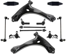 Front Lower Control Arms Ball Joint Tie Rods & Links For Ford Transit 150 15-19