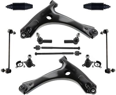Front Lower Control Arms Ball Joint Tie Rods & Links For Ford Transit 150 15-19