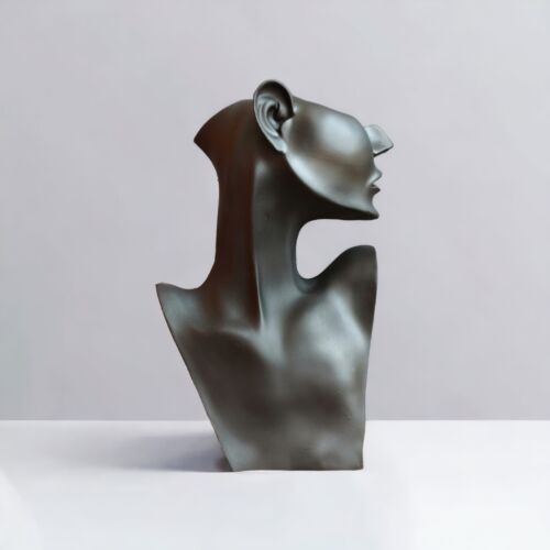 Estatua de busto de mujer moderna escultura cuerpo femenino decoración del hogar oficina regalo único - Imagen 1 de 10