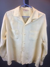 Vintage 1950's "Penny's Towncraft" Men's Rayon Shirt