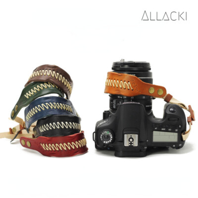 Allacki Camera Strap Leather Hand Wrist Grip for SLR DSLR Photography Accessory