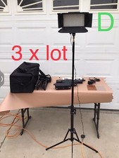 3 LOT IKAN Led Lights ILed312-V2 iled312sp spot Bi-Color Flood Light Photography