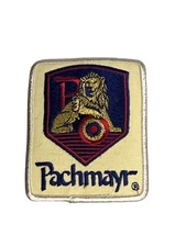 Vintage PACHMAYR Handgun Grips Iron On Patch Gold Lion Logo 3” x 3.5” - NOS