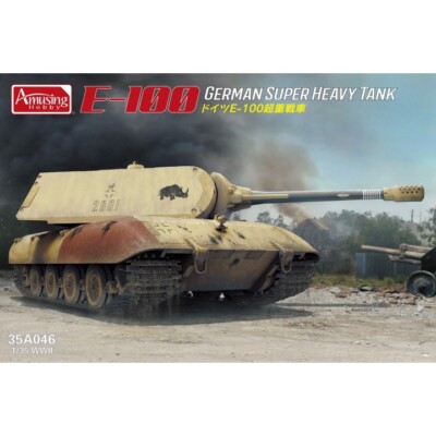 Amusing Hobby #35A046 1/35 E-100 German Super Heavy Tank w/Maus Turret