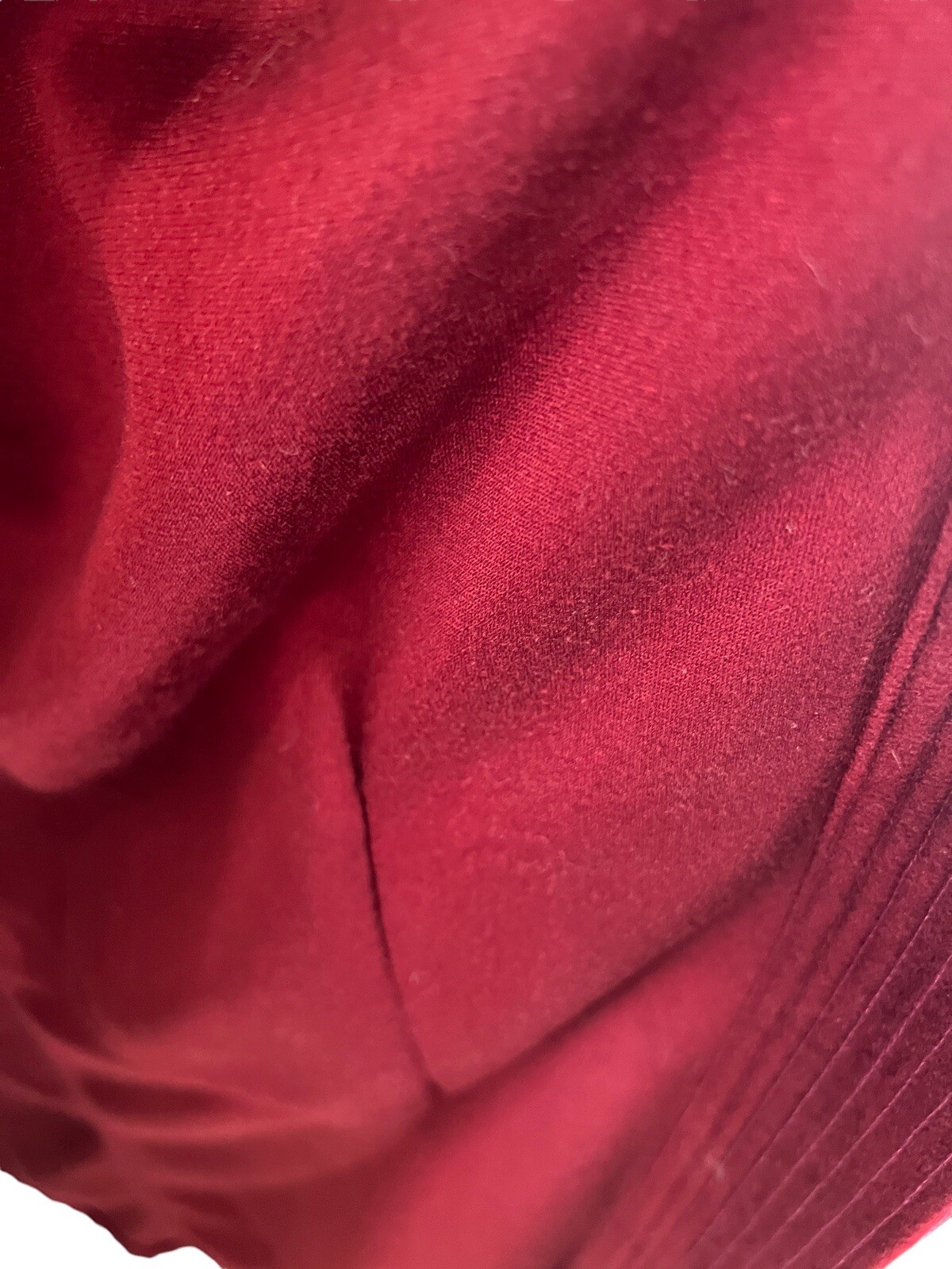 Vintage Pierre Cardin Men's Red Robe Pockets Sash Tie Loungewear