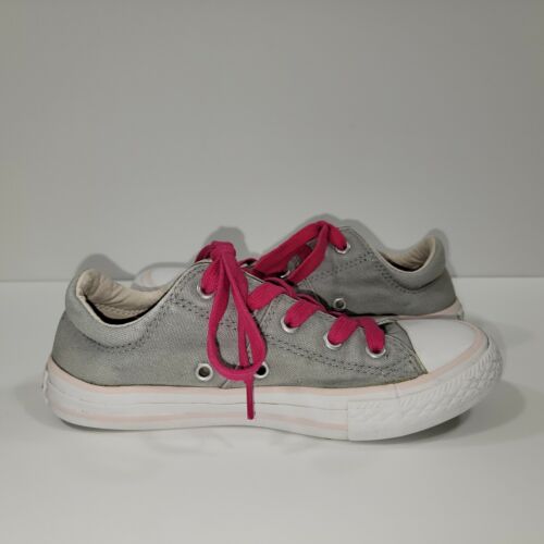 Converse Chuck Taylor All Star Girls Madison Sneakers Gray 660908F Youth 1 - Picture 7 of 10