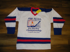VINTAGE NEW W/TAGS 1986 NCAA ICE HOCKEY CHAMPIONSHIP HOCKEY JERSEY,PROVIDENCE,RI