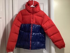 Men's Adidas Down Regen Hooded Blocked Puffer Jacket/ Size Small