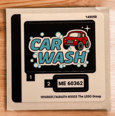 NEW LEGO | Sticker Sheet for Set 60362 City - Car Wash | eBay