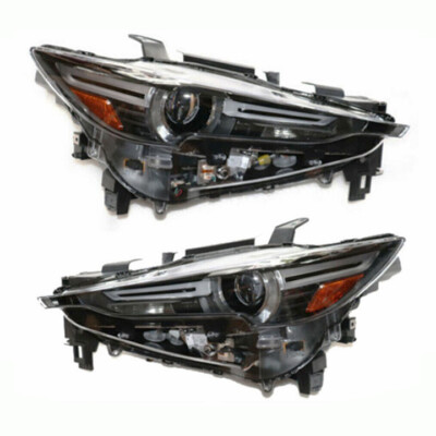 Pair Fit 2017-2020 Mazda CX-5 Full LED Headlights w/AFS Headlamps Left+Right New