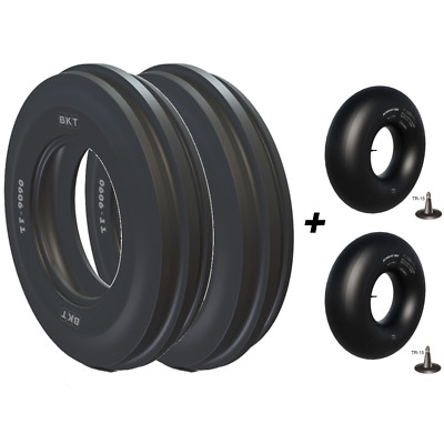 2x BKT 5.00-15TT TF 9090 82A6/74A8 6PR inkl. 2x Schlauch 5.00-15 TR15 Ventil