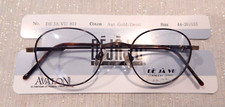 Vintage DEJA VU 851 A.GoldDemi 44/20 P3 Round All Metal Eyeglass Frame NOS  228