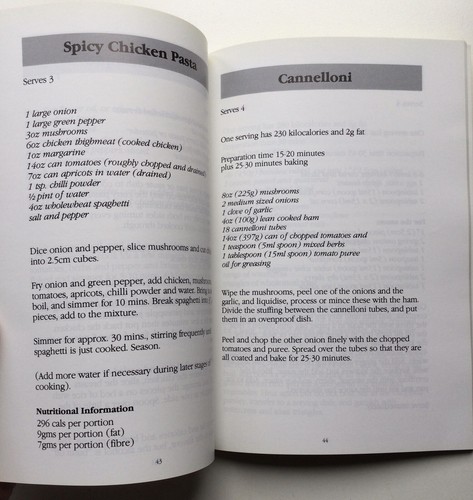 The Light Hearted Cookbook by The Occupational Health Service of The Post Office - Picture 8 of 10