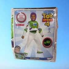 Disney Pixar Toy Story 4 Buzz Lightyear Glow in the Dark Costume Sz Medium 7-8