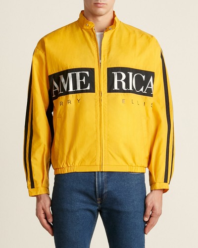 Perry Ellis America Oil Yellow Zip 