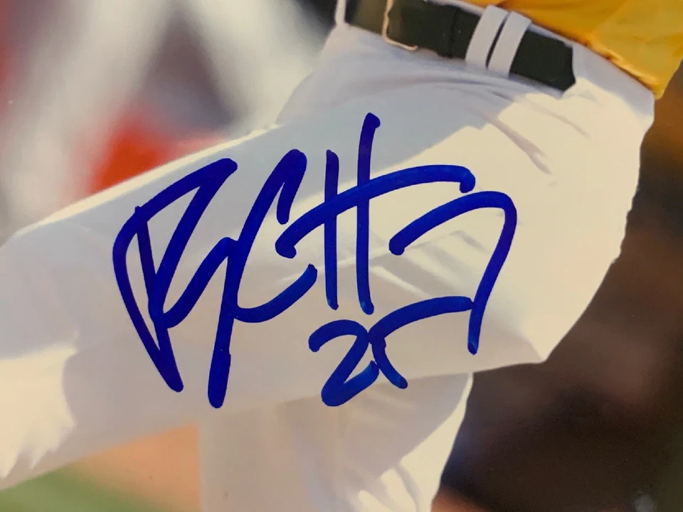 Ryon Healy Signed Oakland Athletics 8x10 Photo JSA - Image 2 of 4