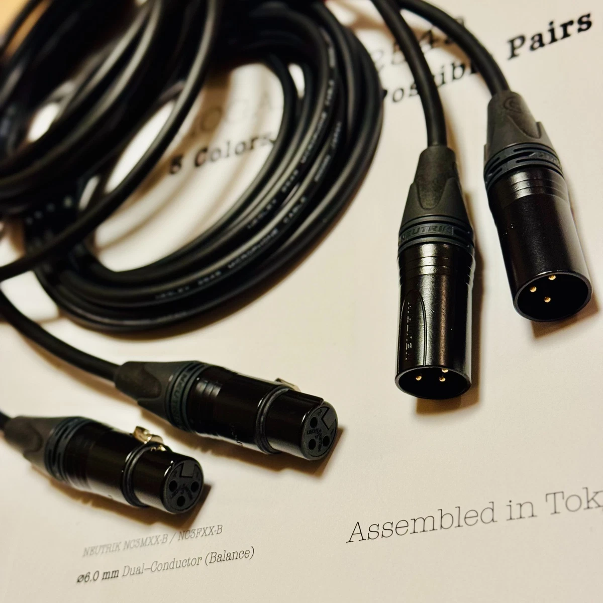 Las mejores ofertas en Macho XLR Multicolor cables individuales de