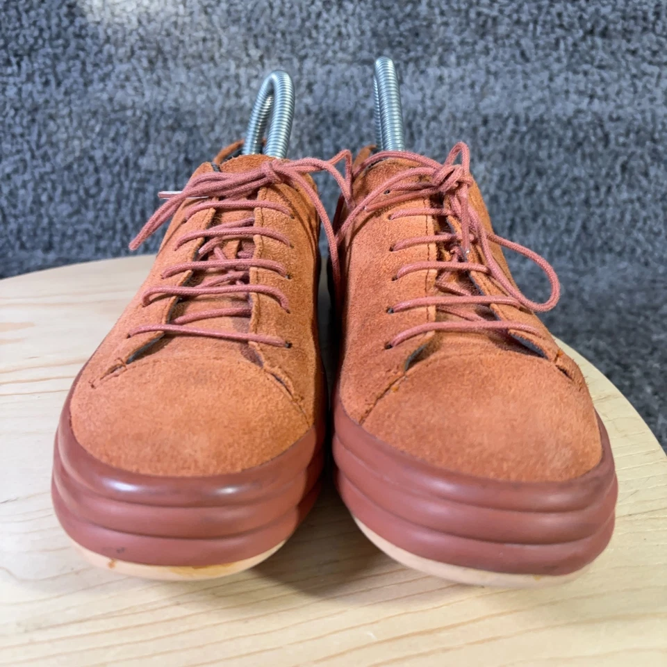 Zapatilla deportiva Camper Hoops para mujer talla 6 naranja cuero nobuck con cordones zapatos bajos Foto 2 de 4