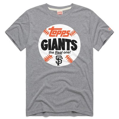 Men's Homage  Gray San Francisco Giants MLB x Topps Baseball The Real One