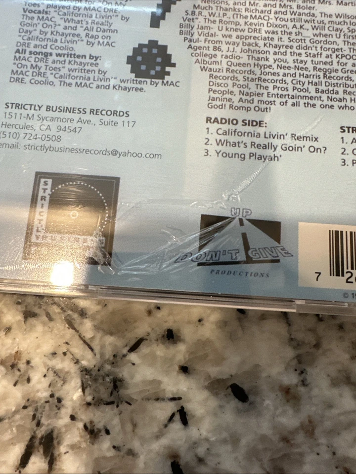 CD ~ Mac Dre ~ What’s Really Going On? ~ P.A. ~ 6 Tracks ~ 1992 ~ !Super Rare!! Foto 3 de 4