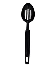 VTG Black Nylon EKCO Slotted Spoon 11” Made In USA Dishwasher Safe