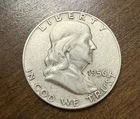 1956 Franklin Half Dollar Circulated 90% Silver