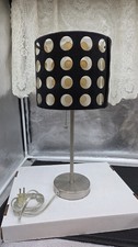 Retro Dual Shade Table Lamp - Features Fabric Outer Shade Color Inner Shade.